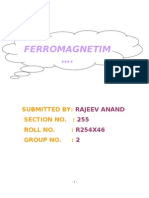 FEROMAGNETISM