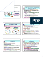 Semana #8 - Minerales y Aditivos