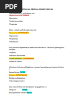 Patología General Primer Parcial