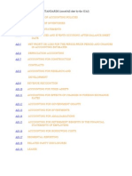 List of Accounting Standards