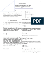 Pendulo Simple Informe 5 David Meza, Wilmer Diaz