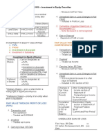 CA5105 - Investment in Equity Securities