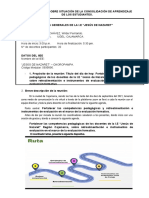 Acta de Retroalimentación e Instrumentos de Evaluación