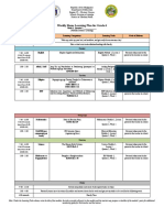 Weekly Home Learning Plan For Grade 6