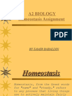 A2 Biology Homeostasis Assignment: by Samir Babaldin