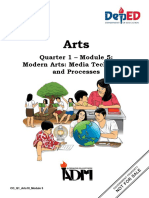 Quarter 1 - Module 5: Modern Arts: Media Techniques and Processes