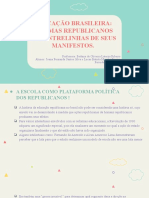 Seminário HEI - Educação Brasileira - Dilemas Republicanos Nas Entrelinhas de Seus Manifestos. Oficial