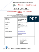 Max Strong MSDS & TDS