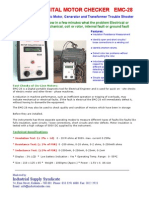 EMC 28 Digital Electric Motor Checker Catalogue