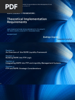 Theoretical Implementation Requirements: NSFR Liquidity Framework