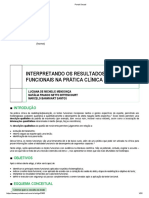 UTF-8''Iterpretando Os Resultados de Testes Funcionais Na Prática Clínica