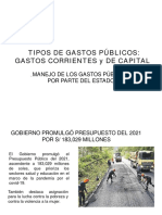 Tipos de Gastos Publicos