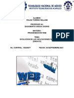 Evolucion de Las Aplicaciones Web (Ensayo)