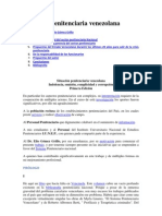 Situación Penitenciaria Venezolana