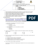 Prueba Diagnostica 8° Geometría