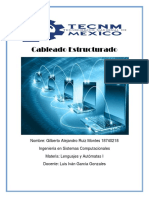 Mapa Conceptual de Cableado Estructurado y Cronologia de Normas y Estandares