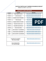 Enlaces Clases Virtuales 2021