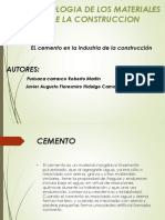 Tecnologia de Los Materiales de La Construccion - El Cemento