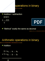 Arithmetic Operations in Binary: Addition / Subtraction 01011 + 111 ? "Method" Exatly The Same As Decimal