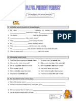 Present Perfect Vs Past Simple Fun Activities Games Grammar Drills 48650