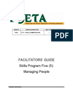 PA L4 - SP5 - Facilitator Guide