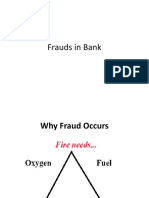 Frauds in Bank