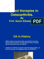 Targeted Therapies in Osteoarthritis.: by Prof. Samir Elbadawy