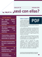 Reporte ¿Qué Pasó Con Ellas? de La Defensoría Del Pueblo