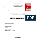 Pendulo Simple