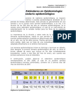 Calendario y Vigilancia Epidemiológica