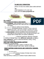 Soil Quiz Weathering