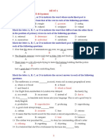 C. occasion A. festival: Đề Số 1 I. MULTIPLE CHOICE (8.0 points)