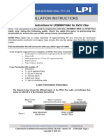 Installation Instructions: Lower Termination Instructions For LTERMKIT-Mk3 For HVSC Plus