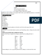 Basic English: Parts of Speech