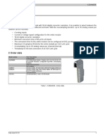 1 General Information: Model Number Short Description Analog Inputs