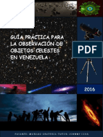 Guia Practica para La Observacion Astronomica Desde Venezuela