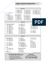 The Bible Timeline Reading Plan: Early World