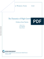 The Dynamics of High Growth Firms Evidence From Tunisia DATA