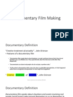 Documentary Film Making