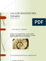 Taller Manejo Del Tiempo