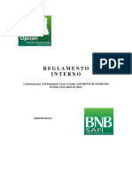 Reglamento Interno BNB