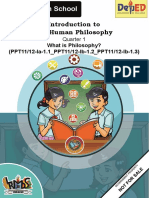 Senior High School: Introduction To The Human Philosophy