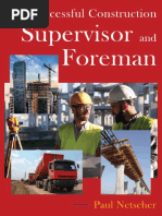 The Successful Construction Supervisor and Foreman Netscher 2019