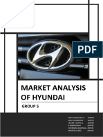 Market Analysis of Hyundai: Group 5