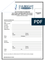 DIKTI Fulbright PHD Application Form