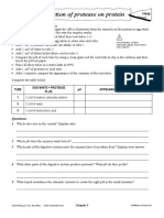 Effect of PH On A Protease