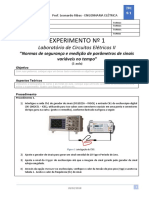 Experimento 1 - Laboratório