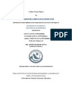 Underground Cable Fault Detector: A Major Project Report On