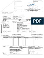 Yusen Bill of Lading - DAC0040176