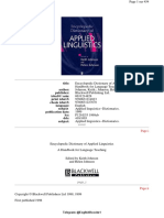 Encyclopedic Dictionary of Applied Linguistics